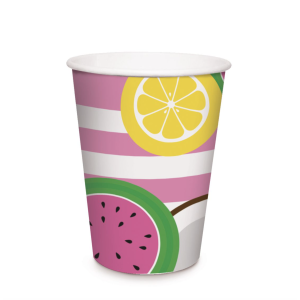 8 VASOS PAPEL FRUTAS