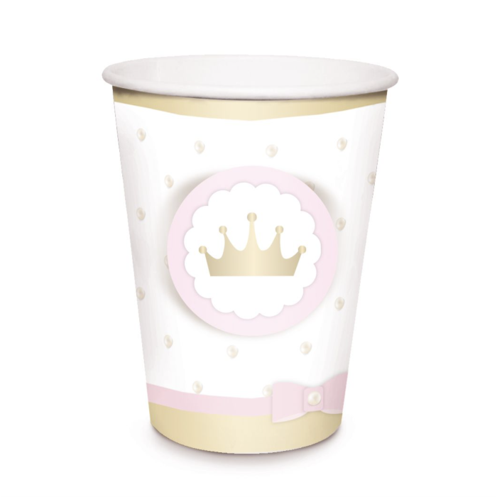 8 VASOS PAPEL PRINCESA