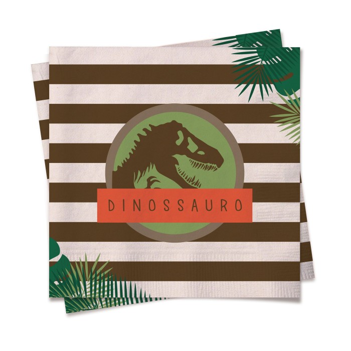 20 SERVILLETAS PAPEL DINOSAURIO