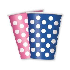 10 VASOS PAPEL TOPOS