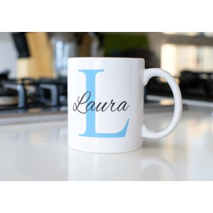 TAZA LETRA Y NOMBRE