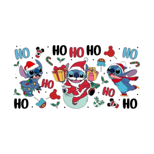 BIDÓN STITCH NAVIDAD