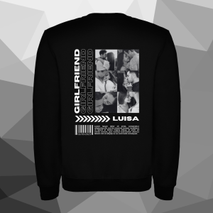 SUDADERA - GIRLFRIEND Y NOMBRE