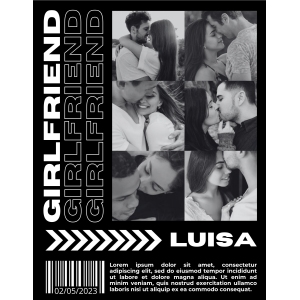 SUDADERA - GIRLFRIEND Y NOMBRE