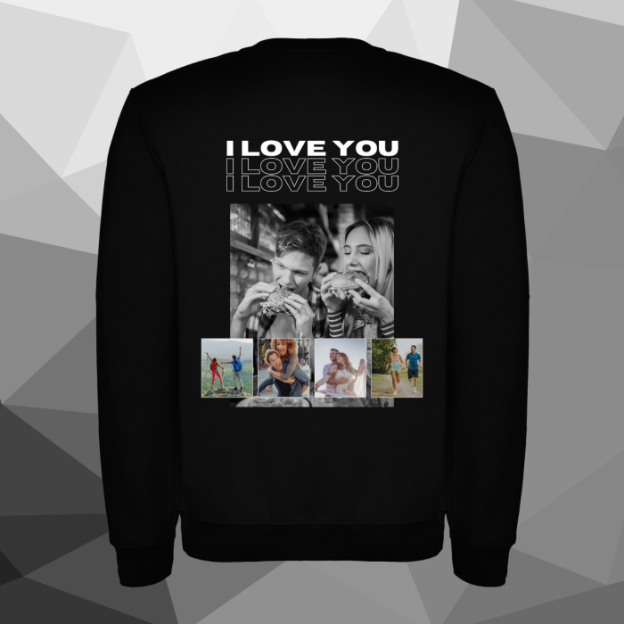 SUDADERA - I LOVE YOU